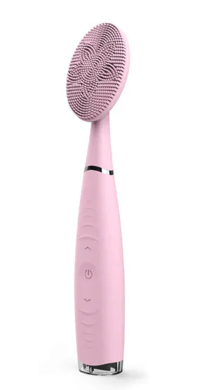 Silicone electric facial cleansing brush for deep daily skin cleaning