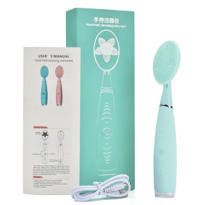Silocone Electric Facial Cleansing Brush - Deep Daily Clean